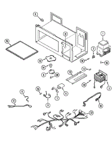05 - Internal Controls parts for Maytag Microwave VM12AB from AppliancePartsPros.com