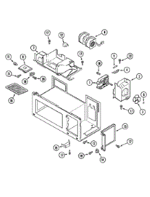 06 - Motor parts for Maytag Microwave VM12AB from AppliancePartsPros.com