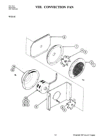 03 - Convection Fan parts for Jenn-Air Oven W121-E from AppliancePartsPros.com