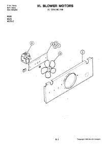 02 - Blower Motor (Cooling Fan) parts for Jenn-Air Oven W123-C from AppliancePartsPros.com