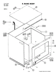 03 - Body parts for Jenn-Air Oven W123-C from AppliancePartsPros.com