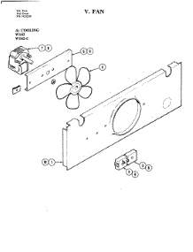 06 - Fan (Cooling) parts for Jenn-Air Oven W142-C from AppliancePartsPros.com