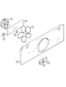 02 - Blower Motor (Cooling) parts for Jenn-Air Oven W146-C from AppliancePartsPros.com