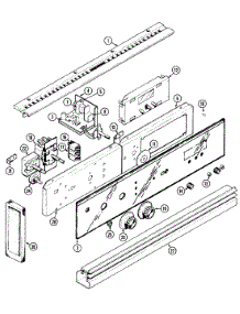 04 - Control Panel parts for Jenn-Air Oven W146-C from AppliancePartsPros.com