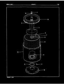 12 - Tub (Rev. A-D) parts for Magic Chef Washer W14JY1 from AppliancePartsPros.com