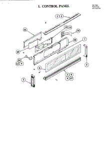 04 - Control Panel parts for Jenn-Air Oven W181 from AppliancePartsPros.com