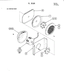 06 - Fan-Convection parts for Jenn-Air Oven W181 from AppliancePartsPros.com