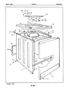 03 - Exterior parts for Magic Chef Washer W18EN1 from AppliancePartsPros.com
