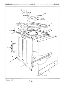 03 - Exterior parts for Magic Chef Washer W18EN2 from AppliancePartsPros.com