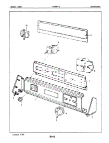 02 - Control Panel parts for Magic Chef Washer W18EY2 from AppliancePartsPros.com