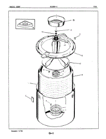 04 - Tub parts for Magic Chef Washer W18EY2 from AppliancePartsPros.com