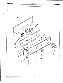 02 - Control Panel parts for Magic Chef Washer W18FA1C from AppliancePartsPros.com