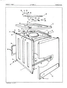 03 - Exterior parts for Magic Chef Washer W18FN1 from AppliancePartsPros.com