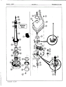 03 - Transmission parts for Magic Chef Washer W18FY1 from AppliancePartsPros.com
