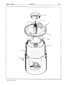 04 - Tub parts for Magic Chef Washer W18FY1 from AppliancePartsPros.com