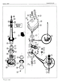 03 - Transmission parts for Magic Chef Washer W18GA1 from AppliancePartsPros.com