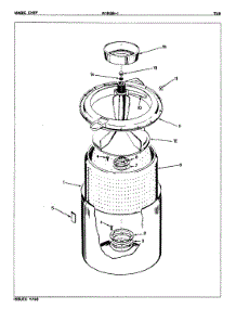 05 - Tub parts for Magic Chef Washer W18GN1 from AppliancePartsPros.com