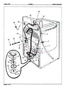 05 - Water Carrying parts for Magic Chef Washer W18GY1 from AppliancePartsPros.com