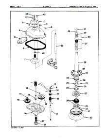 07 - Transmission (Rev. A-C) parts for Magic Chef Washer W18HA1 from AppliancePartsPros.com