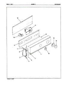 04 - Control Panel (Rev. A-C) parts for Magic Chef Washer W18HY1 from AppliancePartsPros.com