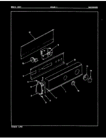 02 - Control Panel parts for Magic Chef Washer W18JN1 from AppliancePartsPros.com