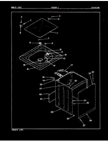 03 - Exterior parts for Magic Chef Washer W18JN1 from AppliancePartsPros.com