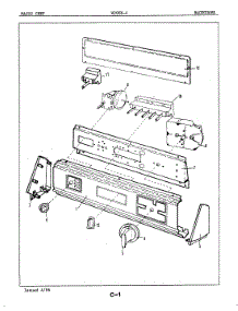 02 - Control Panel parts for Magic Chef Washer W20EA4 from AppliancePartsPros.com