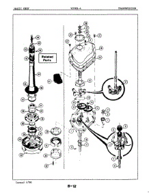 03 - Transmission parts for Magic Chef Washer W20EA4 from AppliancePartsPros.com