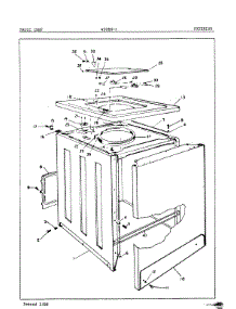 03 - Exterior parts for Magic Chef Washer W20EN2 from AppliancePartsPros.com