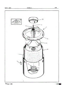 05 - Tub parts for Magic Chef Washer W20EN2 from AppliancePartsPros.com