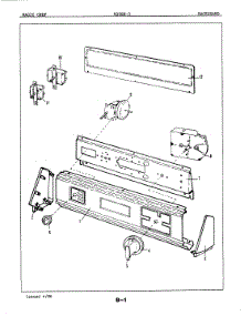 02 - Control Panel parts for Magic Chef Washer W20EN3 from AppliancePartsPros.com