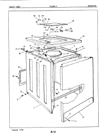 03 - Exterior parts for Magic Chef Washer W20EN3 from AppliancePartsPros.com