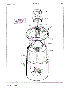 05 - Tub parts for Magic Chef Washer W20FA3 from AppliancePartsPros.com