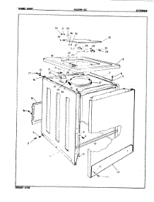 03 - Exterior parts for Magic Chef Washer W20FA3C from AppliancePartsPros.com