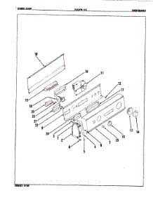 02 - Control Panel parts for Magic Chef Washer W20FA4C from AppliancePartsPros.com