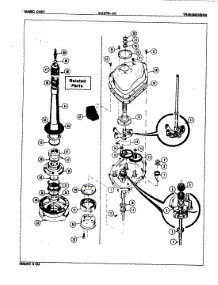 04 - Transmission parts for Magic Chef Washer W20FN3C from AppliancePartsPros.com