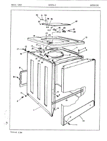 03 - Exterior parts for Magic Chef Washer W20FY2 from AppliancePartsPros.com