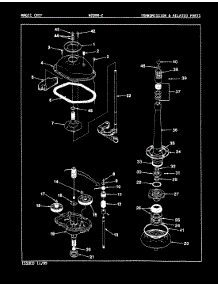 09 - Transmission (Rev. E-H) parts for Magic Chef Washer W20HA2 from AppliancePartsPros.com