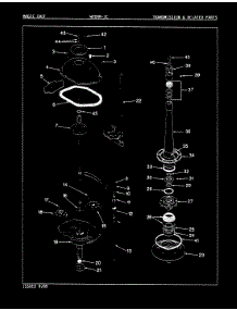 06 - Transmission (Rev. E-H) parts for Magic Chef Washer W20HA3C from AppliancePartsPros.com