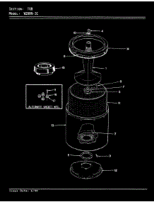 08 - Tub (Rev. E-H) parts for Magic Chef Washer W20HA3C from AppliancePartsPros.com