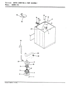 09 - Water Carrying & Pump Assembly parts for Magic Chef Washer W20HA3SC from AppliancePartsPros.com