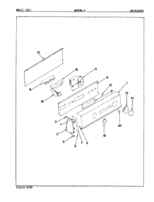 02 - Control Panel parts for Magic Chef Washer W20HA4 from AppliancePartsPros.com