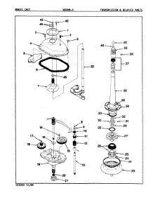 03 - Transmission parts for Magic Chef Washer W20HA4 from AppliancePartsPros.com