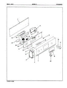 02 - Control Panel parts for Magic Chef Washer W20HA5 from AppliancePartsPros.com