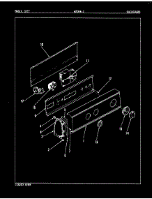 02 - Backguard (Rev. E-H) parts for Magic Chef Washer W20HN2 from AppliancePartsPros.com