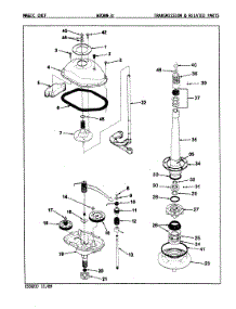 05 - Transmission (Rev. A-D) parts for Magic Chef Washer W20HN3C from AppliancePartsPros.com