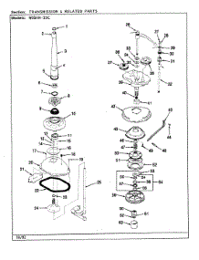 08 - Transmission & Related Parts (Rev. A-E) parts for Magic Chef Washer W20HN3SC from AppliancePartsPros.com