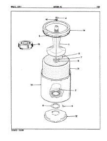 04 - Tub (Rev. A-B) parts for Magic Chef Washer W20HN4C from AppliancePartsPros.com