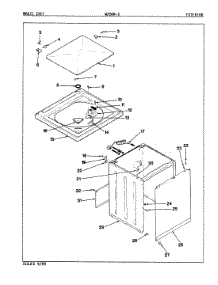 03 - Exterior parts for Magic Chef Washer W20HN5 from AppliancePartsPros.com