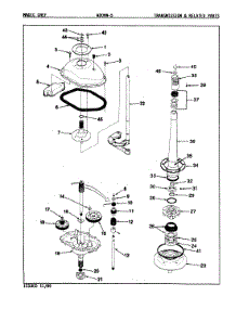 04 - Transmission parts for Magic Chef Washer W20HN5 from AppliancePartsPros.com